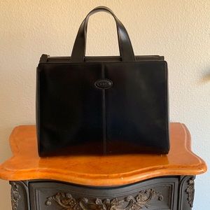Tod’s Leather Briefcase-Style Purse - Similar to the ‘D Bag’